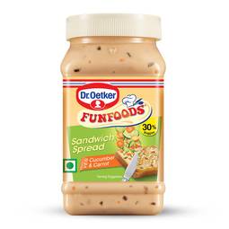 Dr Oetker FUNFOODS Veg Cucumber and Carrot Sandwich Spread
