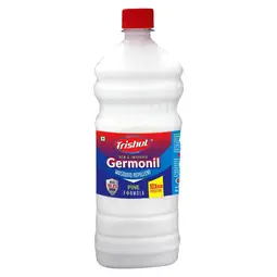 Trishul Germonil White Floor Cleaner Bottle with 10X More Protection for Kills 99.9% of Germs
