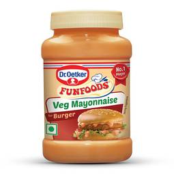 Dr Oetker FUNFOODS Burger Veg Mayonnaise