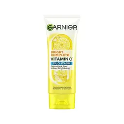 GARNIeR BRIGHT COMPLETE Vitamin C Face Wash for Clears Dullness