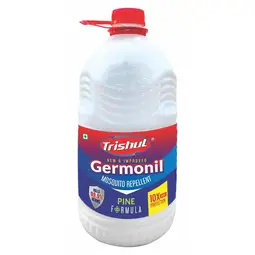 Trishul Germonil White Floor Cleaner Can with 10X More Protection for Kills 99.9% of Germs