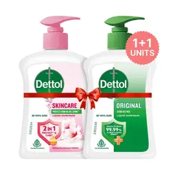 Dettol Original + Skincare Liquid Hand Wash Pump