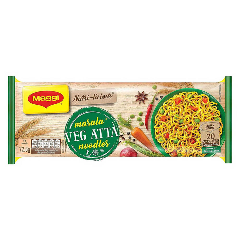Maggi Nutri Licious Masala Veg Atta Noodles