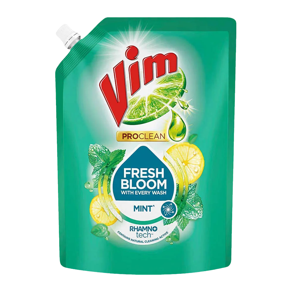 Vim Proclean Mint Fresh Bloom Dishwash Gel Refill