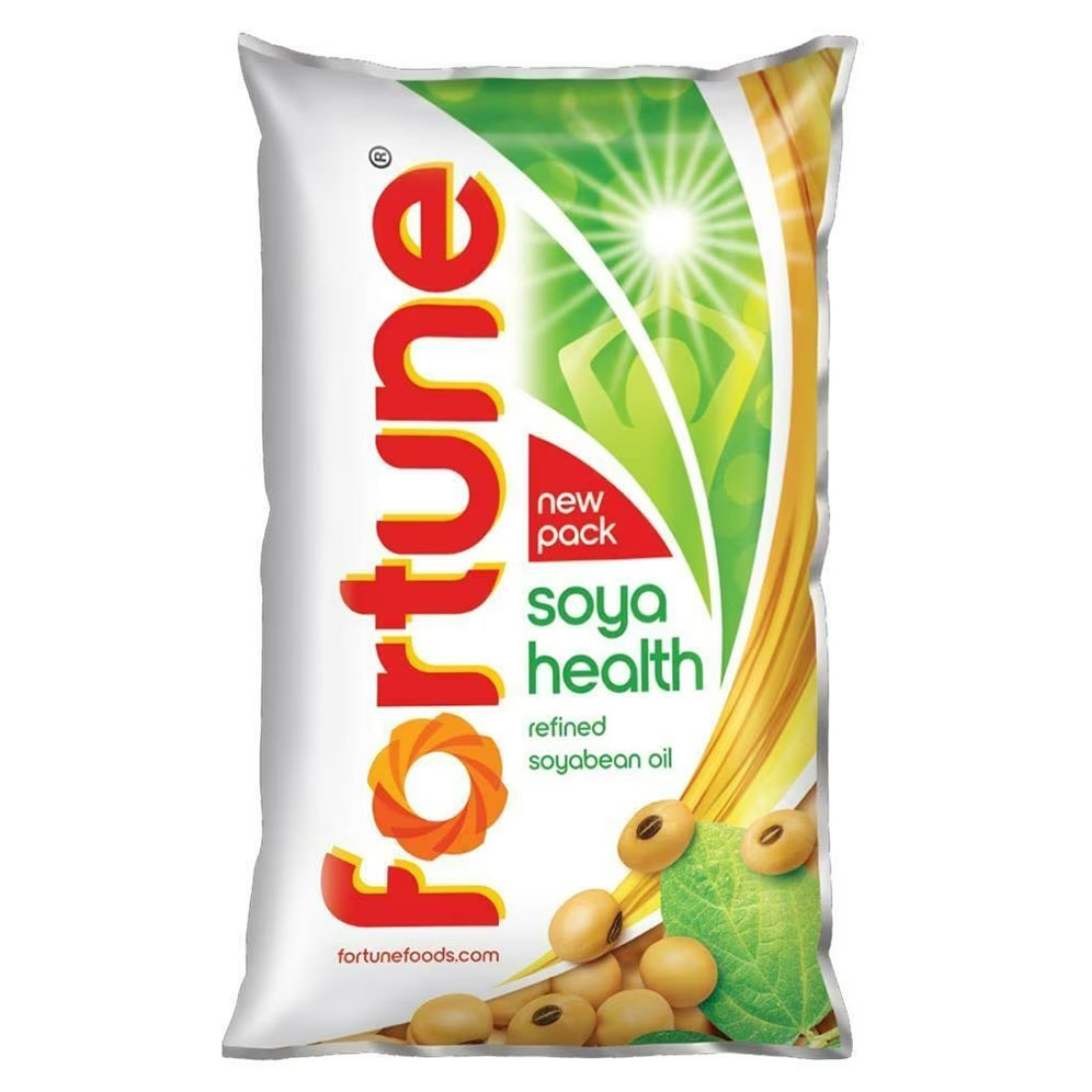 fortune Soya Health Refined Soyabean Oil Pouch