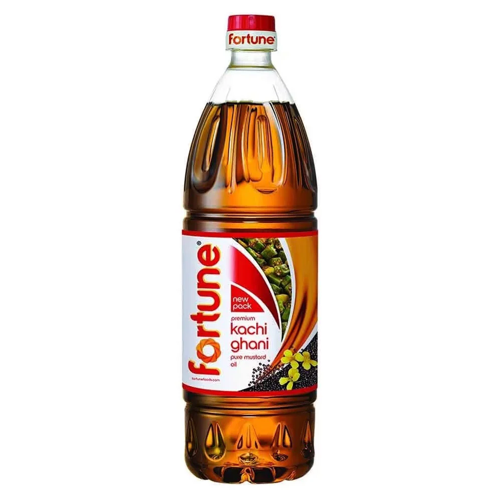 fortune Premium Kachi Ghani Pure Mustard Oil Bottle