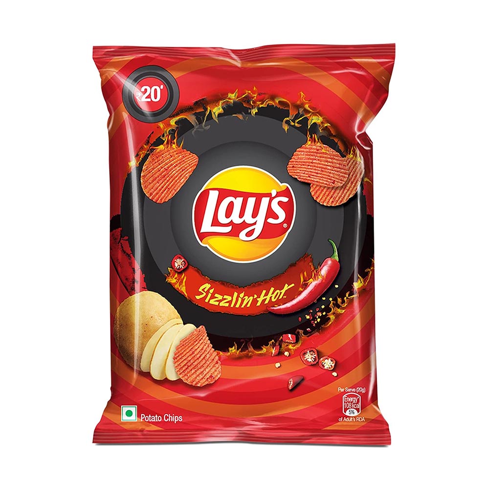 Lays Sizzlin Hot Potato Chips