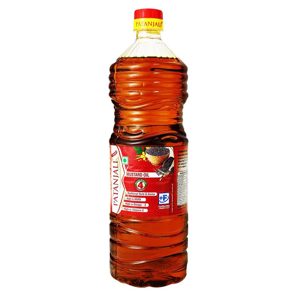 PATANJALI Kachi Ghani Mustard Oil Bottle