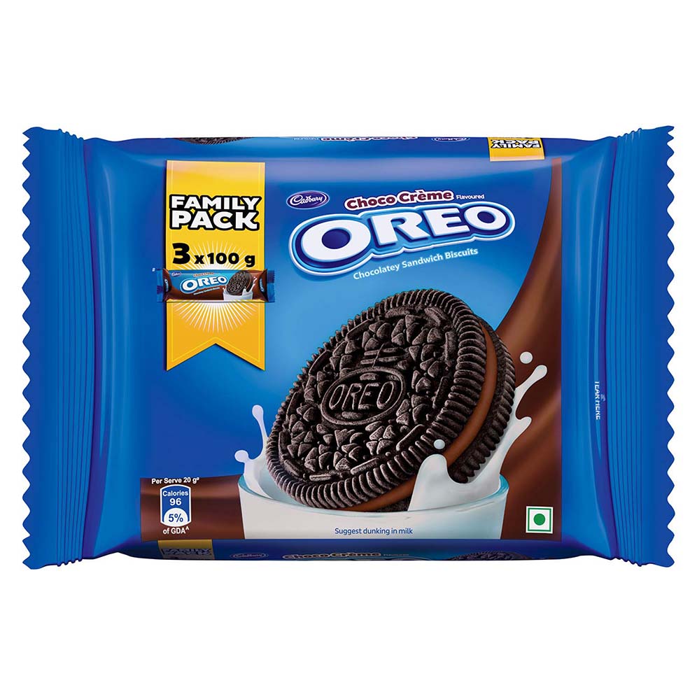 Cadbury OREO Choco Creme Chocolatey Sandwich Biscuits