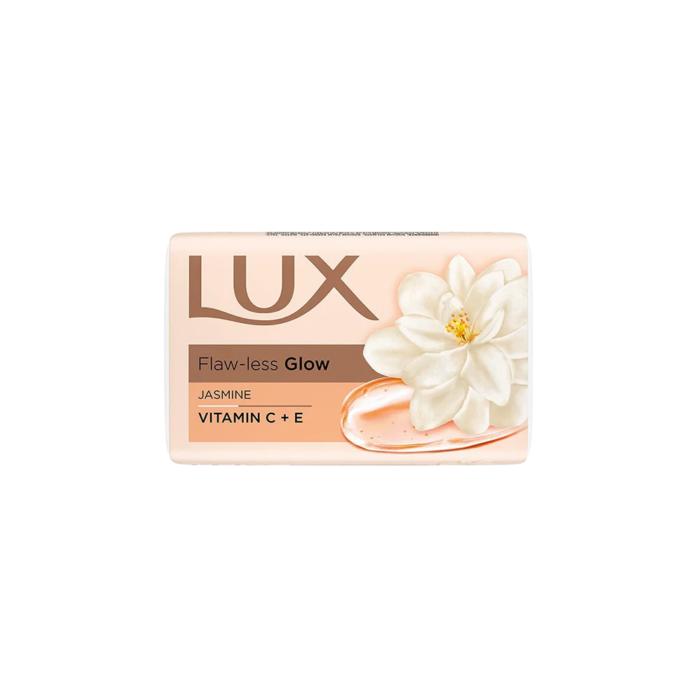 LUX Flow Less Glow Jasmine and Vitamin C + E Soap