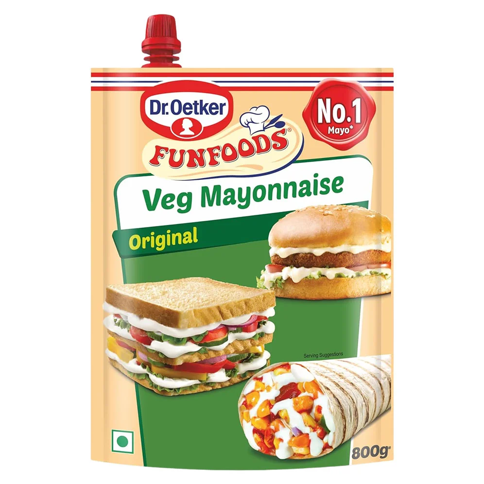 Dr Oetker FUNFOODS Original Veg Mayonnaise Pouch