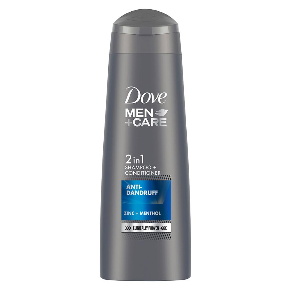 Dove MEN +care Anti Dandruff 2in1 Shampoo + Conditioner with Zinc + Menthol