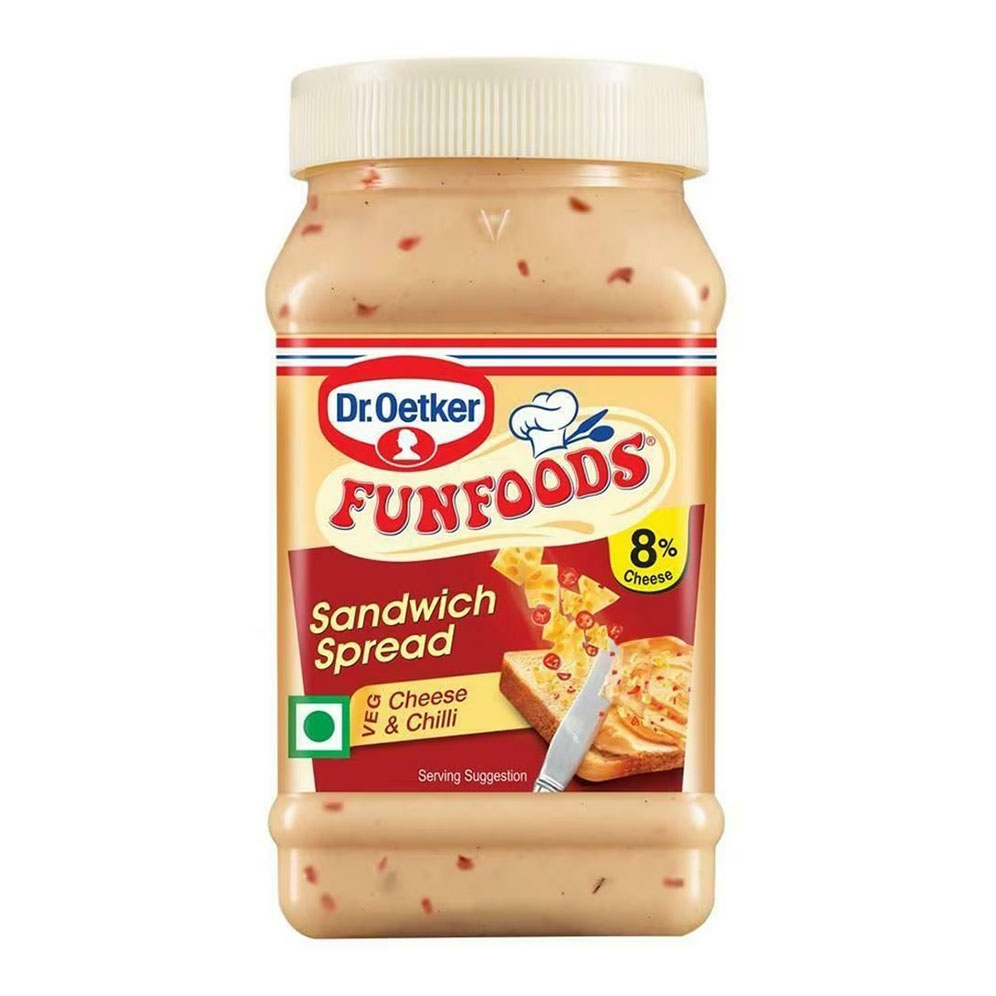 Dr Oetker FUNFOODS Veg Cheese and Chilli Sandwich Spread