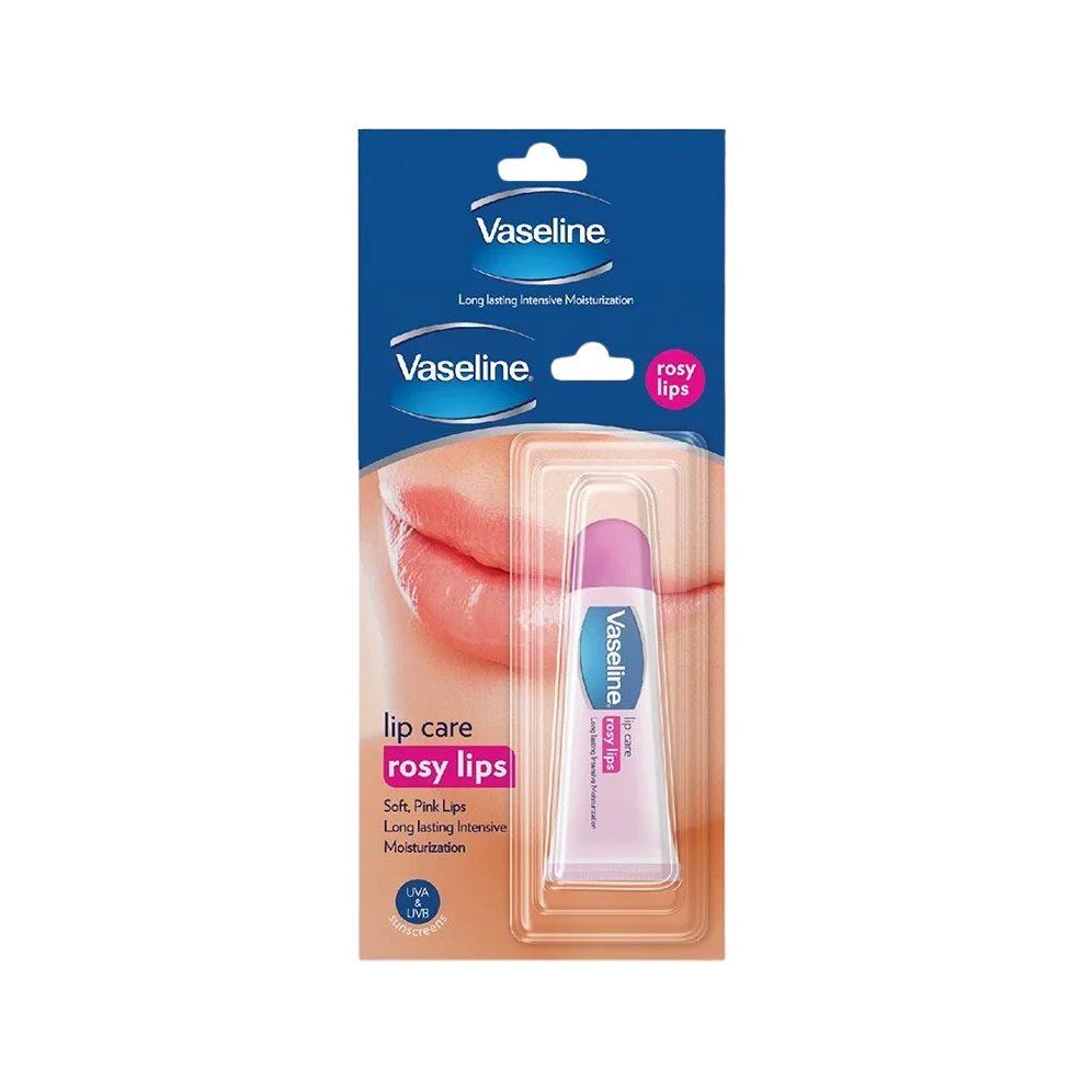 Vaseline Rosy Lips Lip Care for Soft Pink Lips Long Lasting Intensive Moisturization