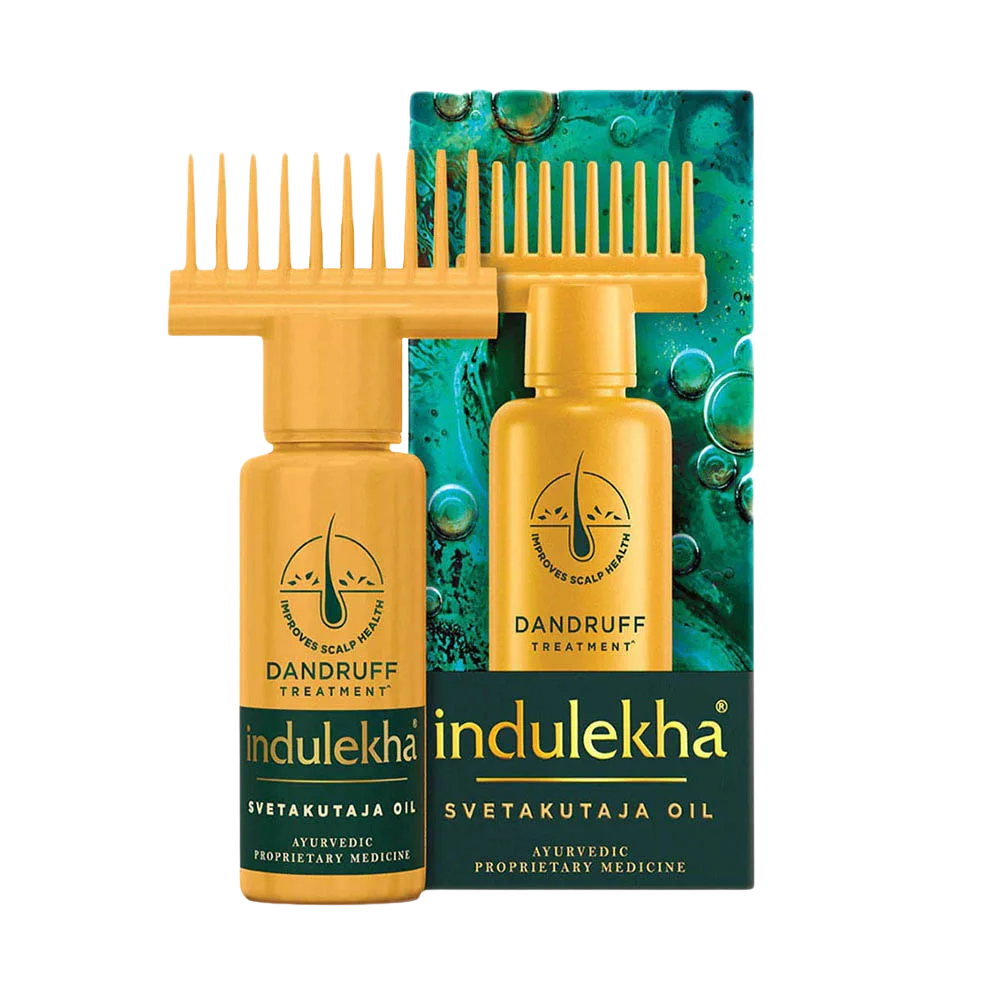 indulekha Svetakutaja Hair Oil for Dandruff Treatment an Ayurvedic Proprietary Medicine