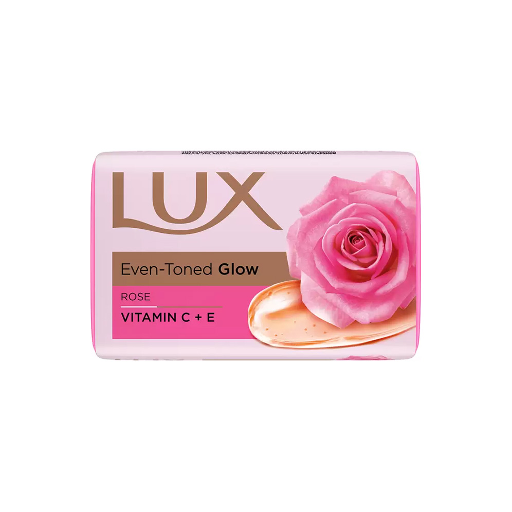 LUX Even-Toned Glow Rose and Vitamin C + E Soap