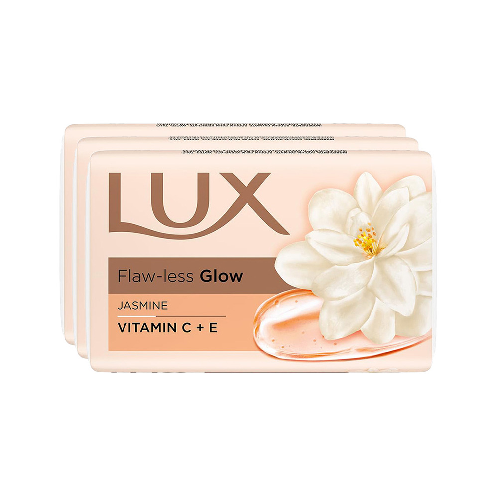 LUX Flow Less Glow Jasmine and Vitamin C + E Soap