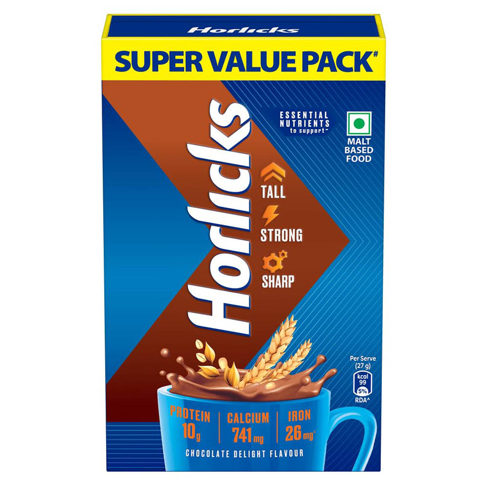 Horlicks Chocolate Delight Nutrition Drink Carton