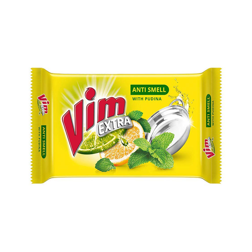 Vim Extra Anti Smell with Pudina Dishwash Bar