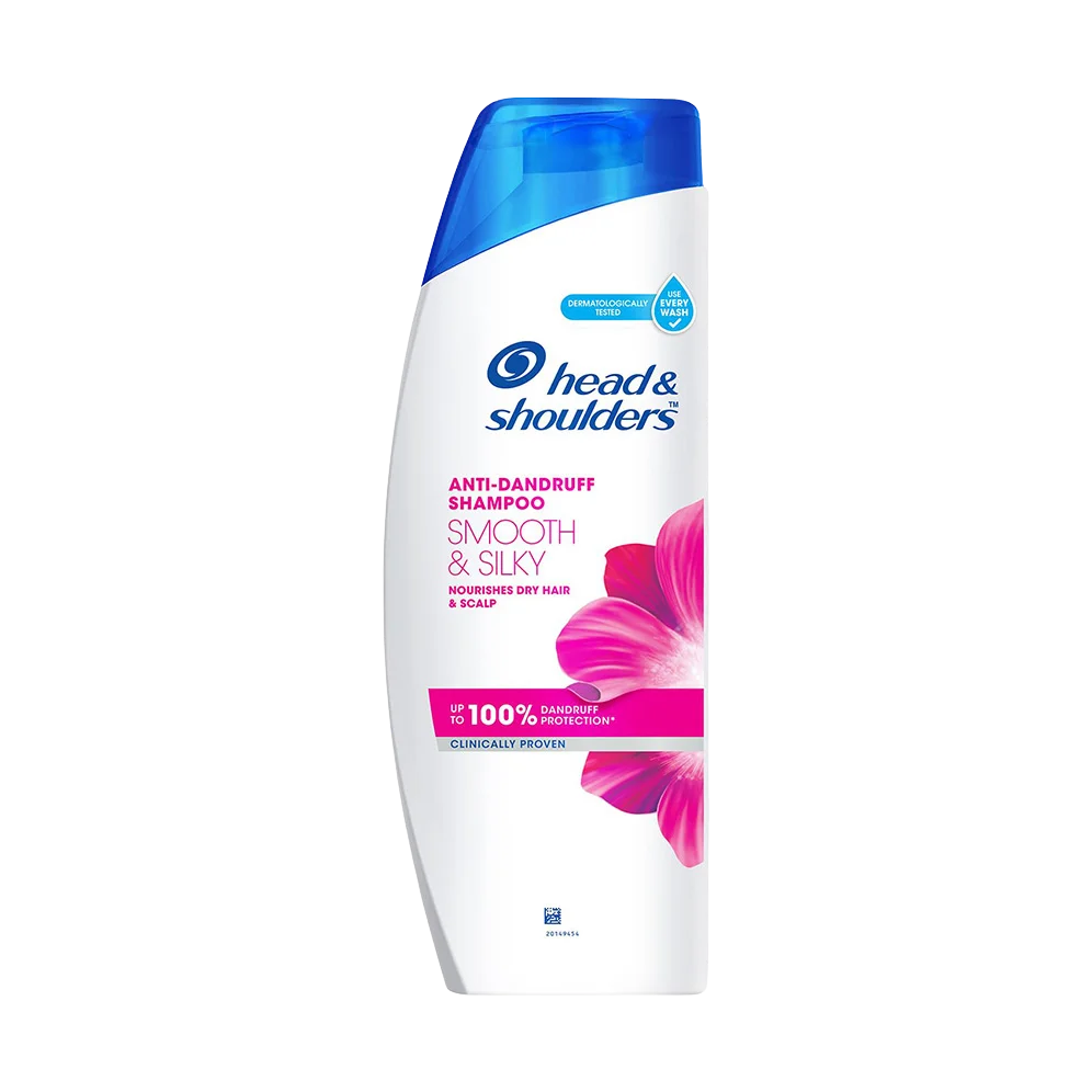 head and shoulders Smooth and Silky Anti Dandruff Shampoo for Nourishes Dry Hair and Scalp