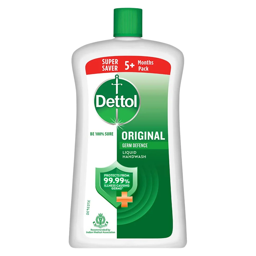 Dettol Original Liquid Hand Wash Bottle