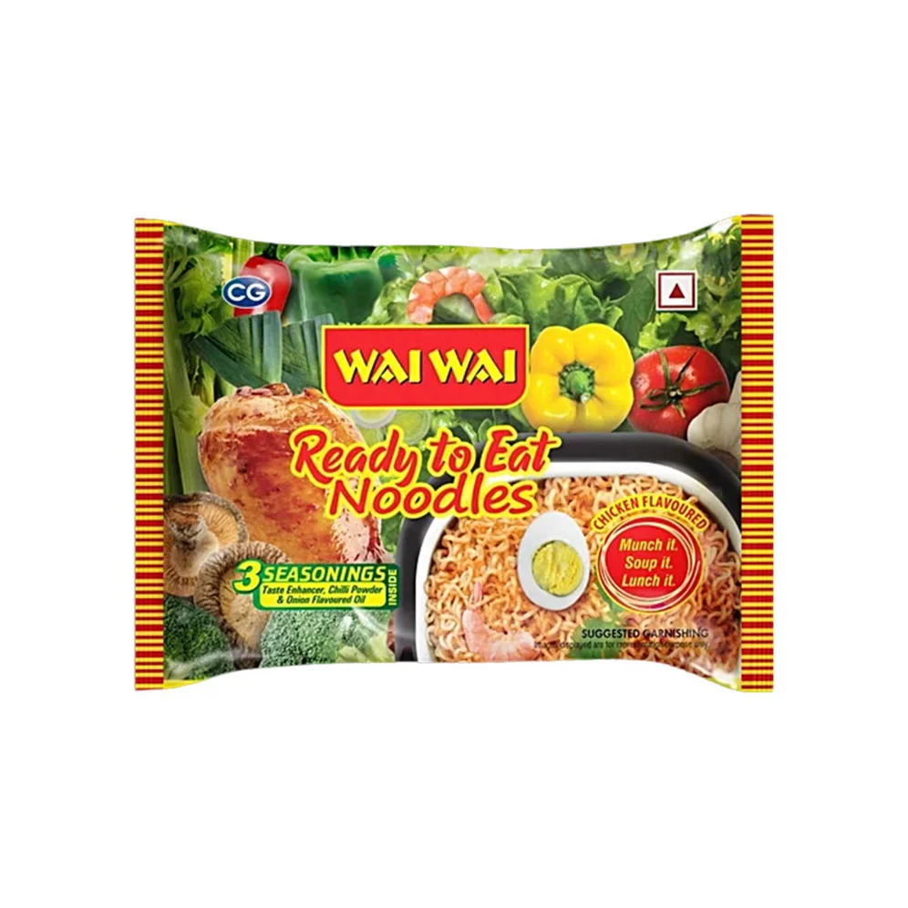WAI WAI Chicken Flavoured Ready to Eat Noodles