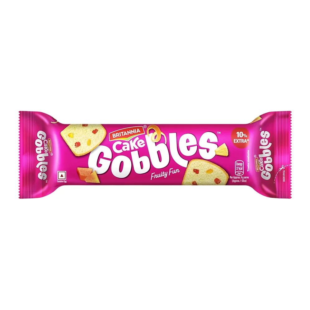 BRITANNIA Gobbles Fruity Fun Cake