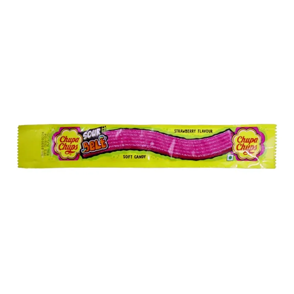 Chupa Chups Strawberry Flavour Sour Belt