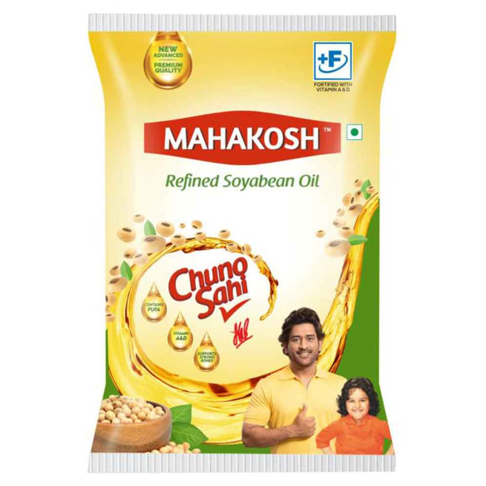 Mahakosh Refined Soyabean Oil Pouch