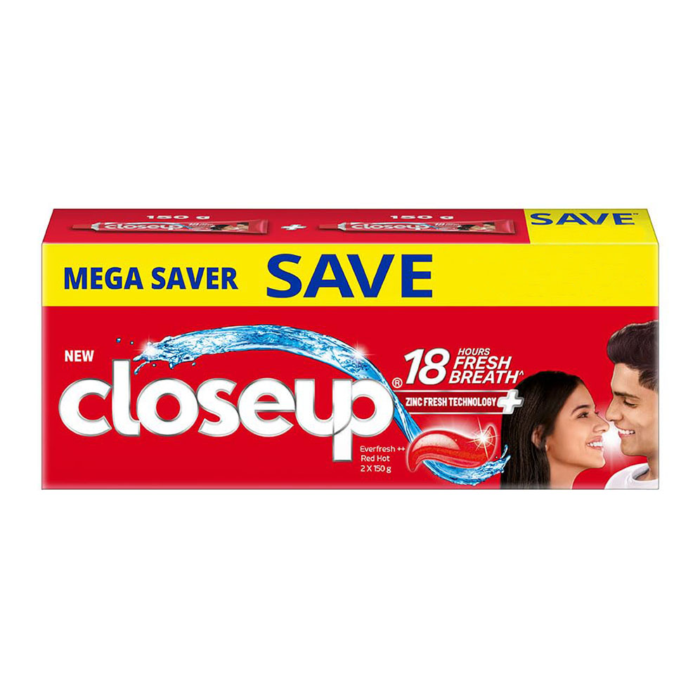 closeup Everfresh Red Hot Toothpaste for 18 Hours Fresh Breath