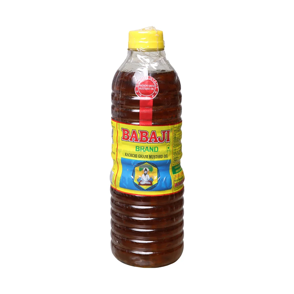 BABAJI BRAND Kacchi Ghani Mustard Oil Bottle