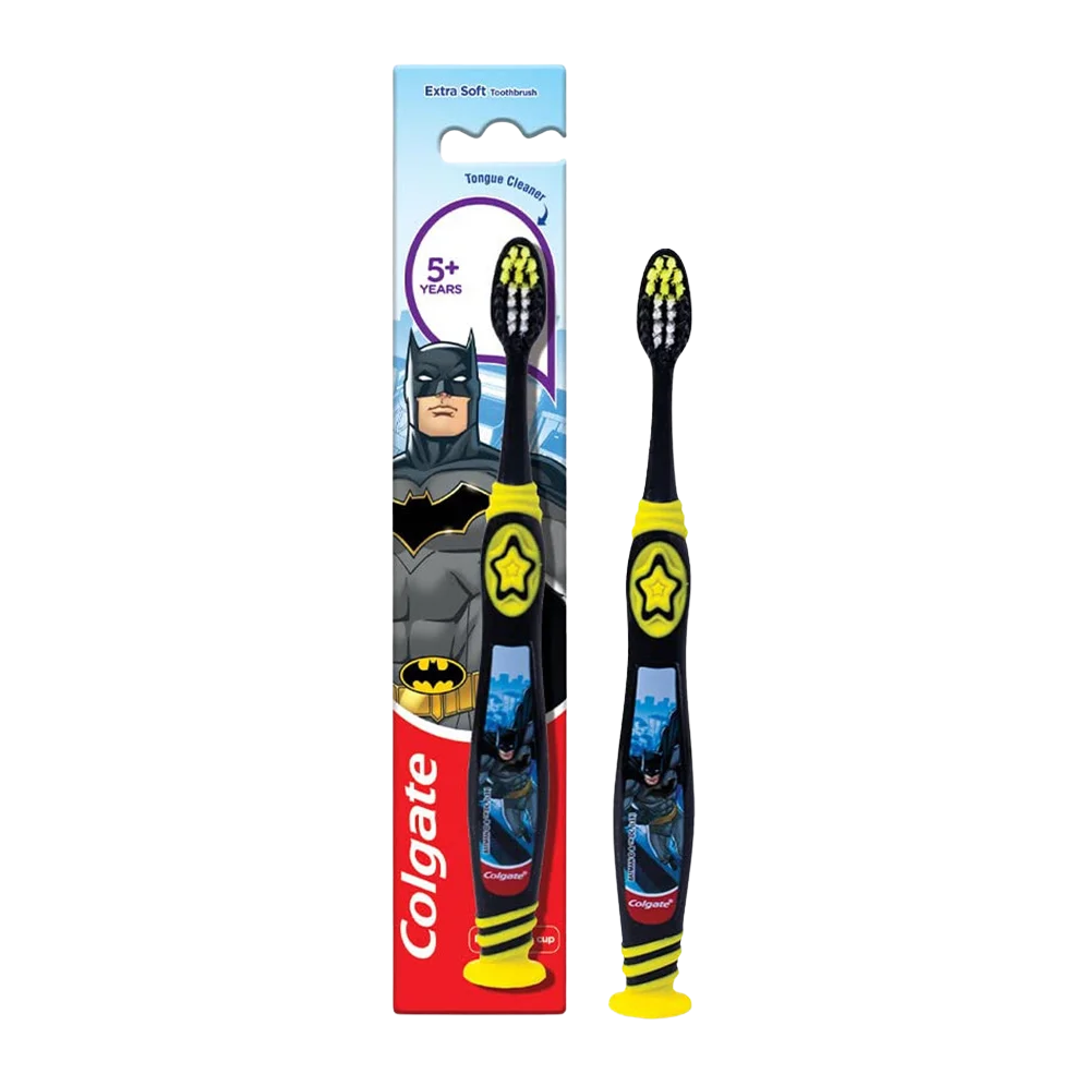 Colgate Batman 5+ Years Extra Soft Kids Toothbrush