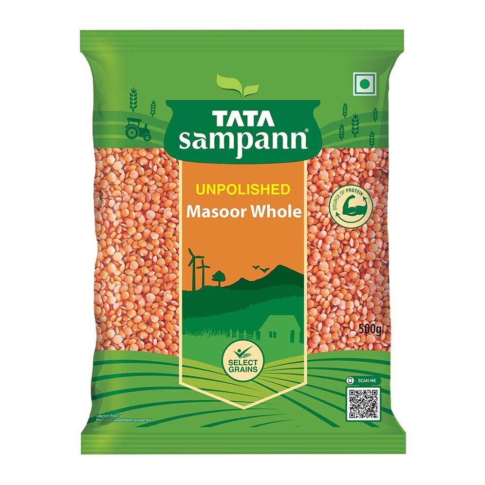 TATA sampann Unpolished Lal Masoor Whole