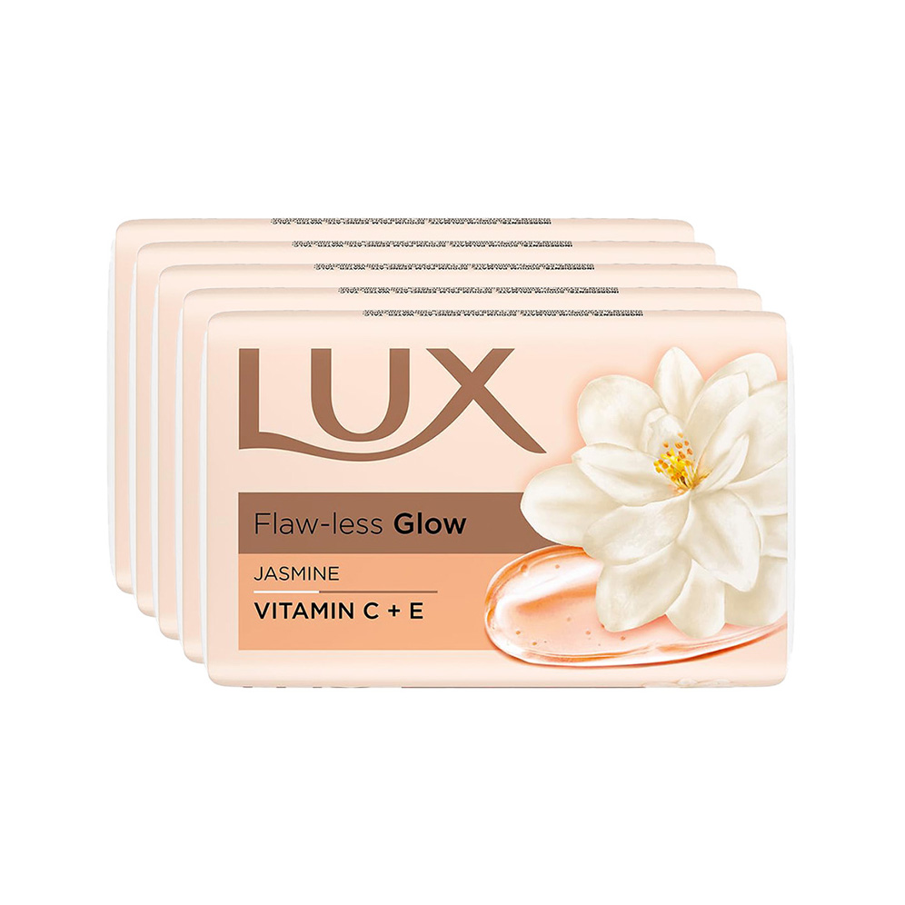 LUX Flow Less Glow Jasmine and Vitamin C + E Soap