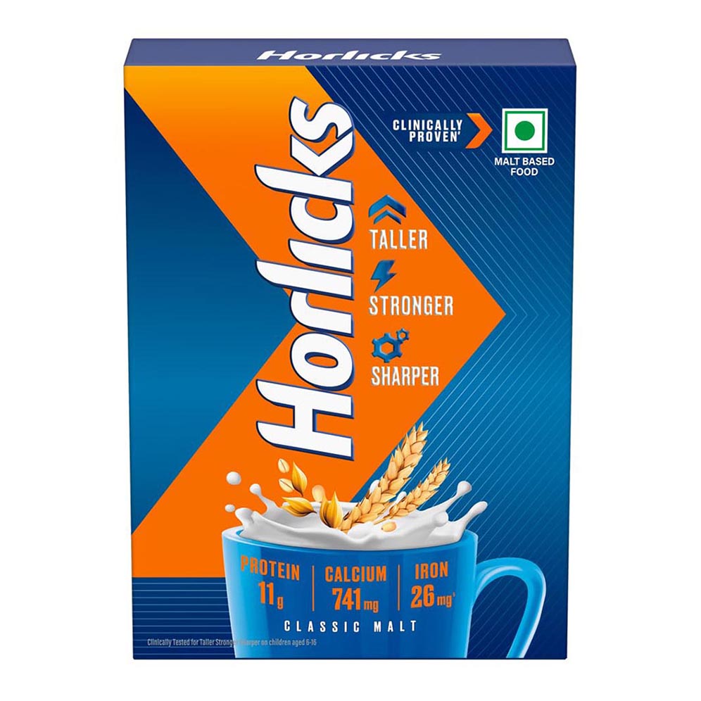 Horlicks Classic Malt Health and Nutrition Drink Carton
