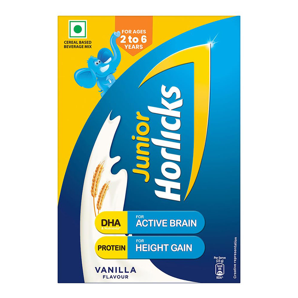 Junior Horlicks Vanilla Flavour Nutrition Drink Carton