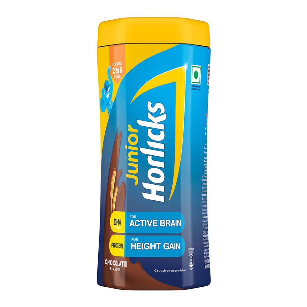 Junior Horlicks Chocolate Flavour Nutrition Drink Jar
