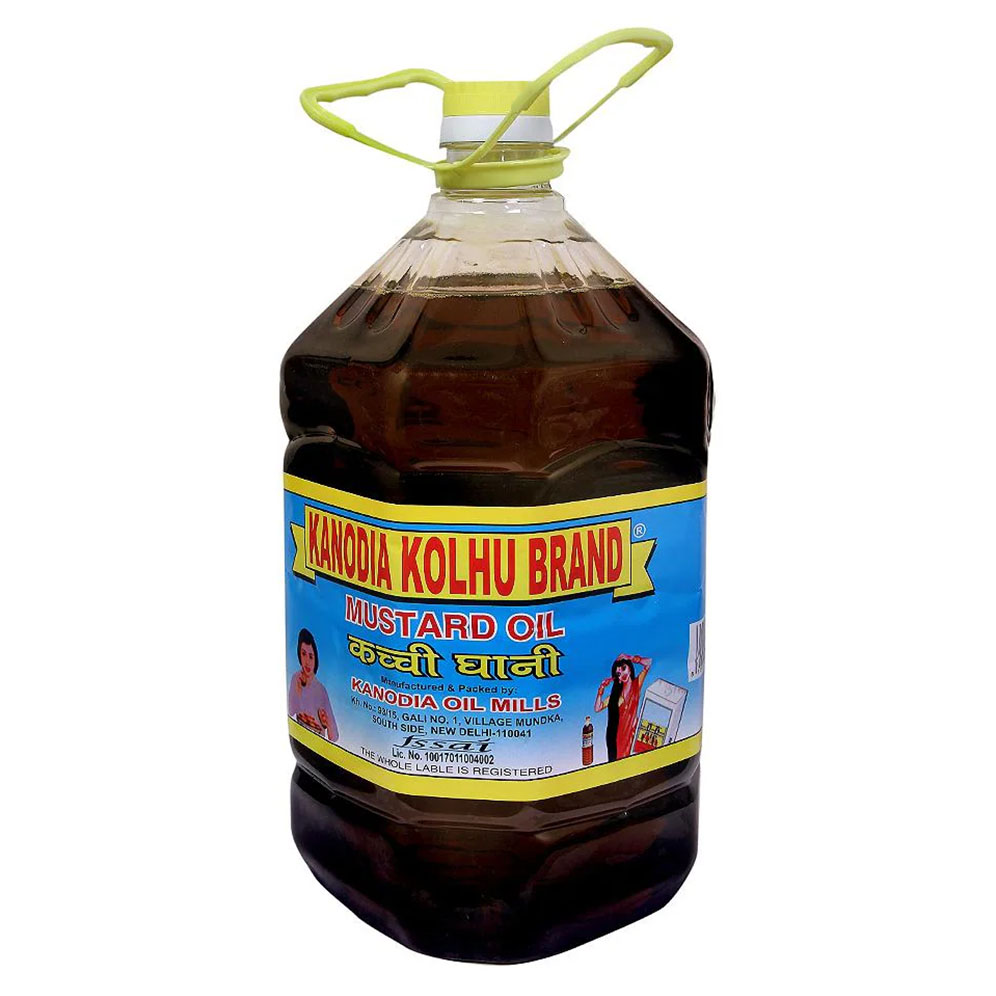 KANODIA KOLHU BRAND Mustard Oil Can