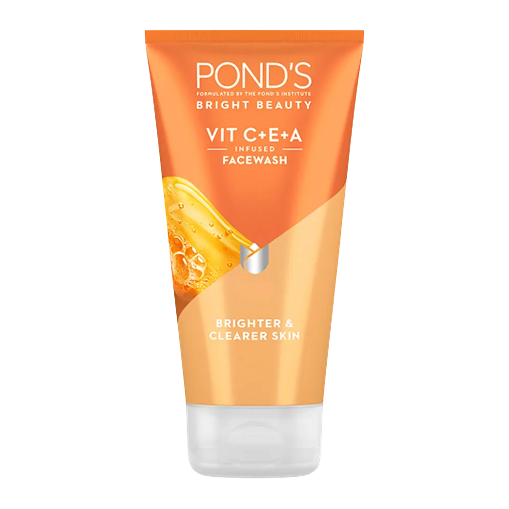 PONDS Bright Beauty Vita C+E+A Infused Face Wash for Brighter and Clearer Skin
