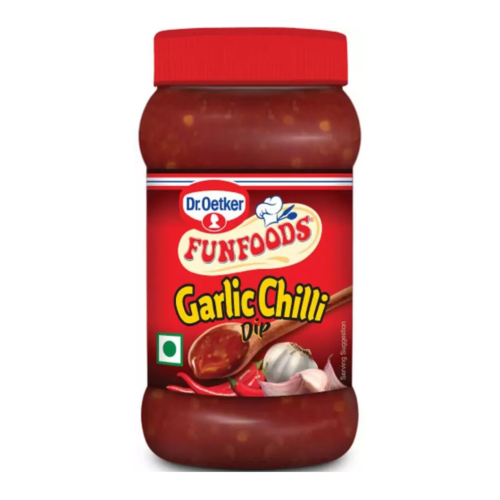Dr Oetker FUNFOODS Garlic Chilli Spread and Dip