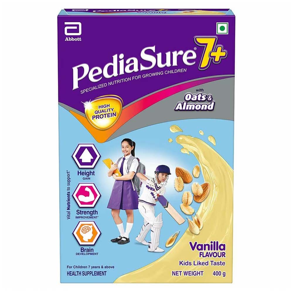 PediaSure 7 plus Vanilla Delight Nutrition Drink with Oats and Almond Carton