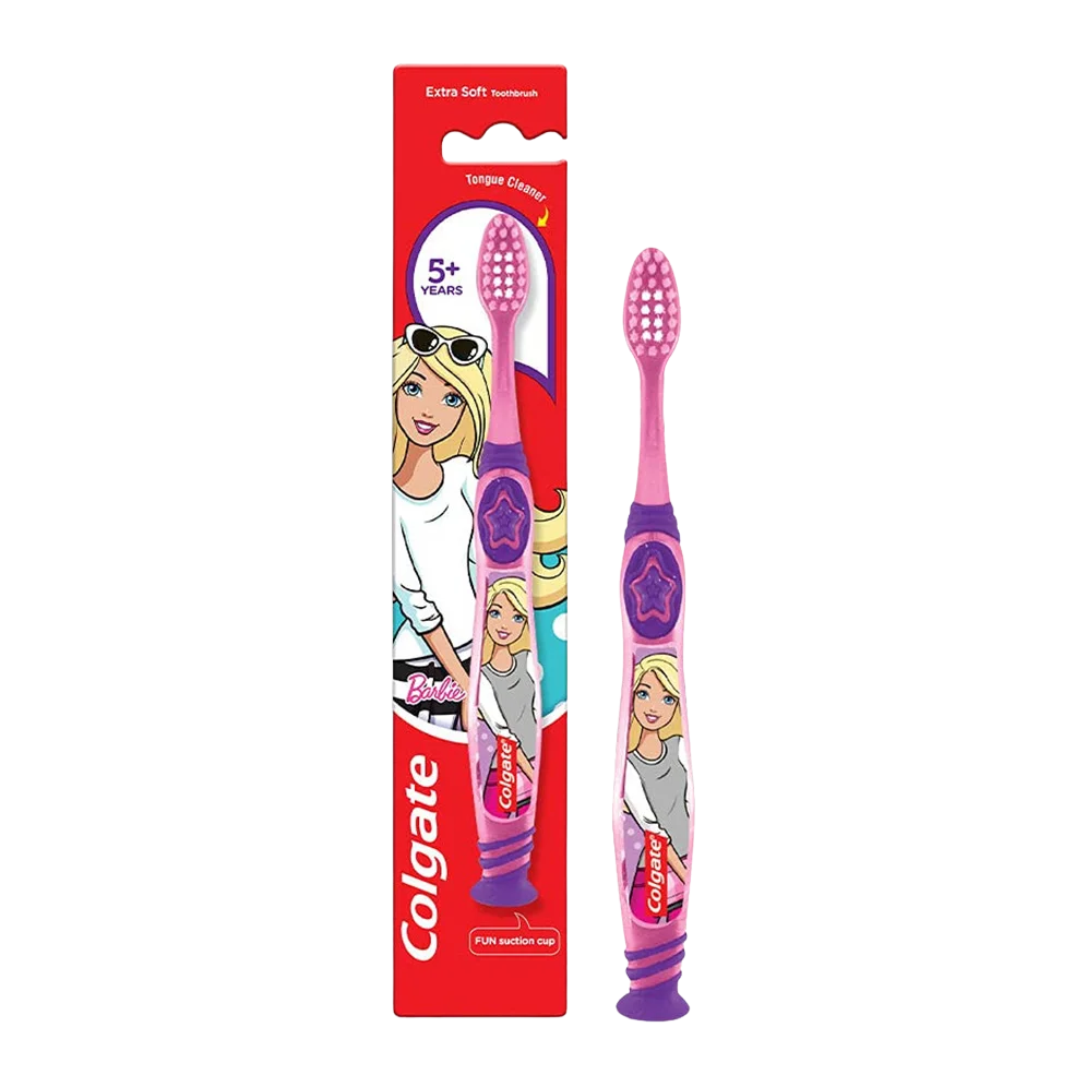 Colgate Barbie 5+ Years Extra Soft Kids Toothbrush