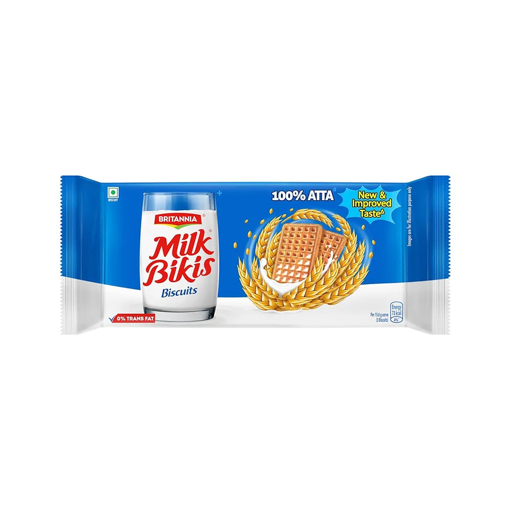 BRITANNIA Milk Bikis 100% Atta Biscuits