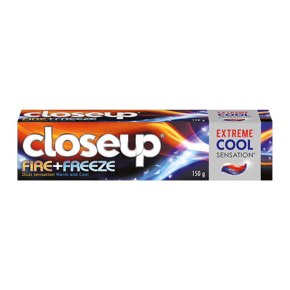 closeup Fire + Freeze Extreme Cool Sensation Toothpaste