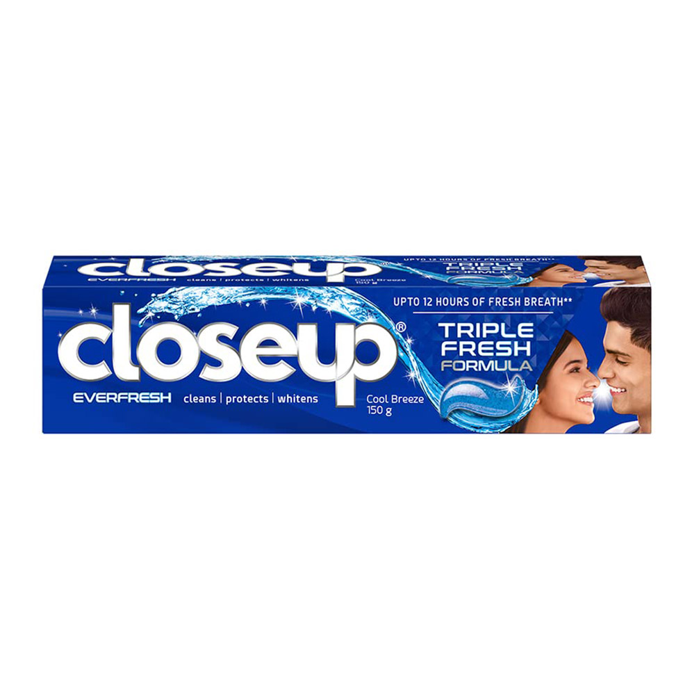 closeup Cool Breeze Triple Fresh Formula Toothpaste