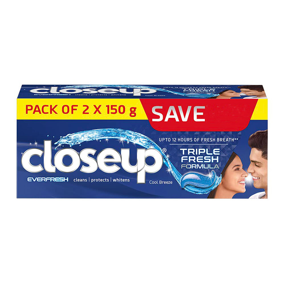 closeup Cool Breeze Triple Fresh Formula Toothpaste