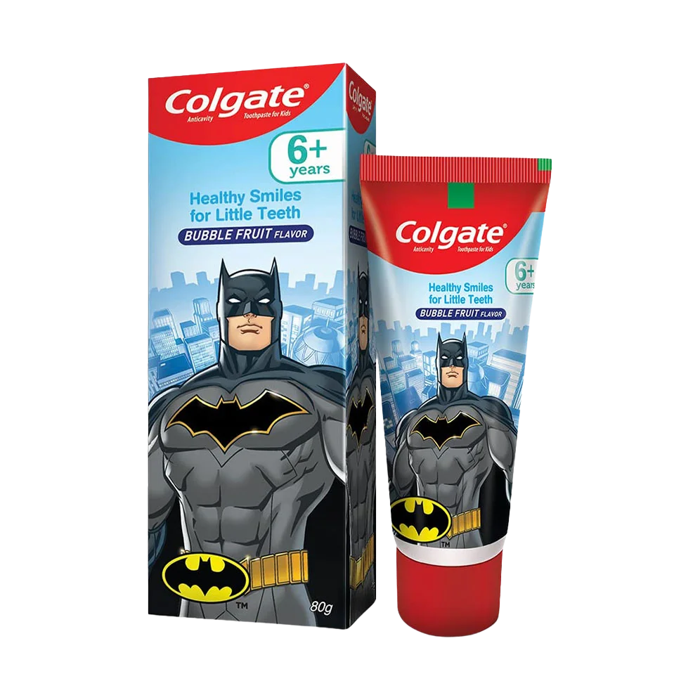 Colgate Batman Bubble Fruit Flavor 6+ Years Kids Toothpaste