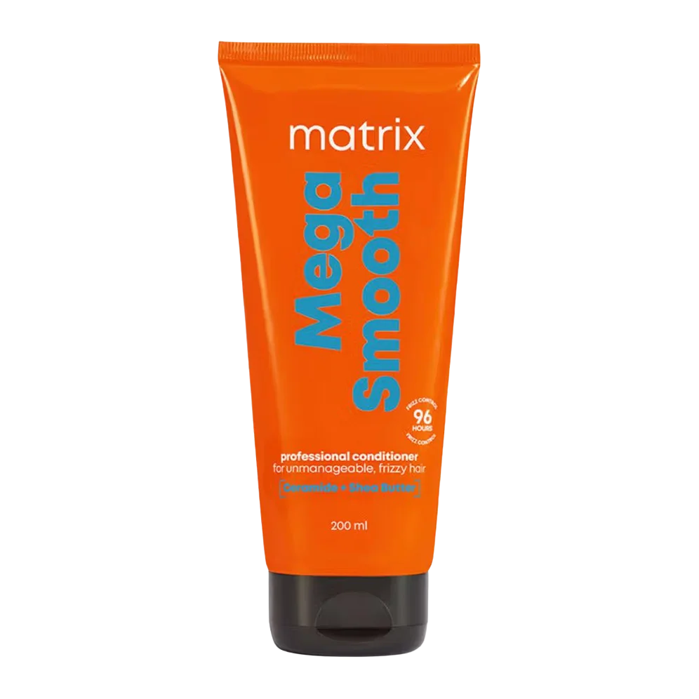 matrix Mega Smooth Ceramide and Shea Butter Professional Conditioner for Unmanageable, Frizzy Hair