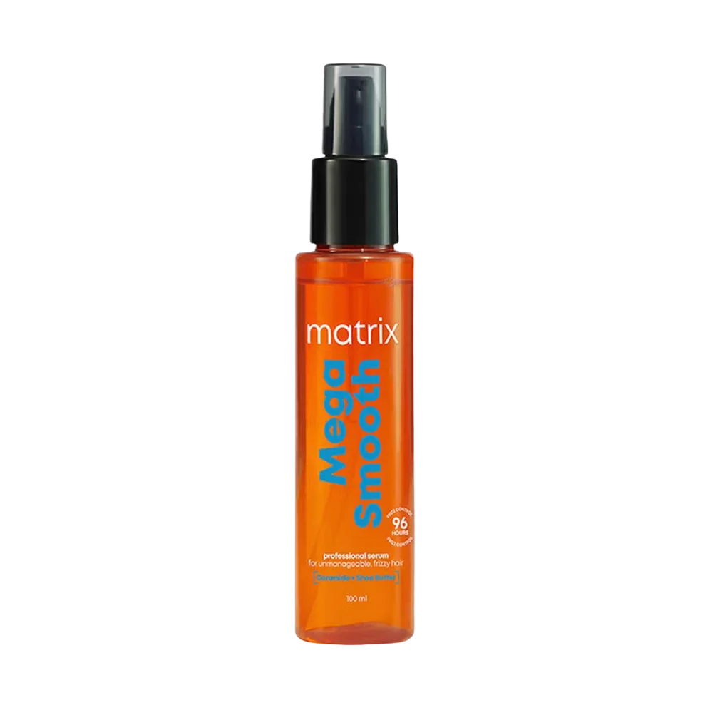 matrix Mega Smooth Ceramide and Shea Butter Professional Serum for Unmanageable, Frizzy Hair