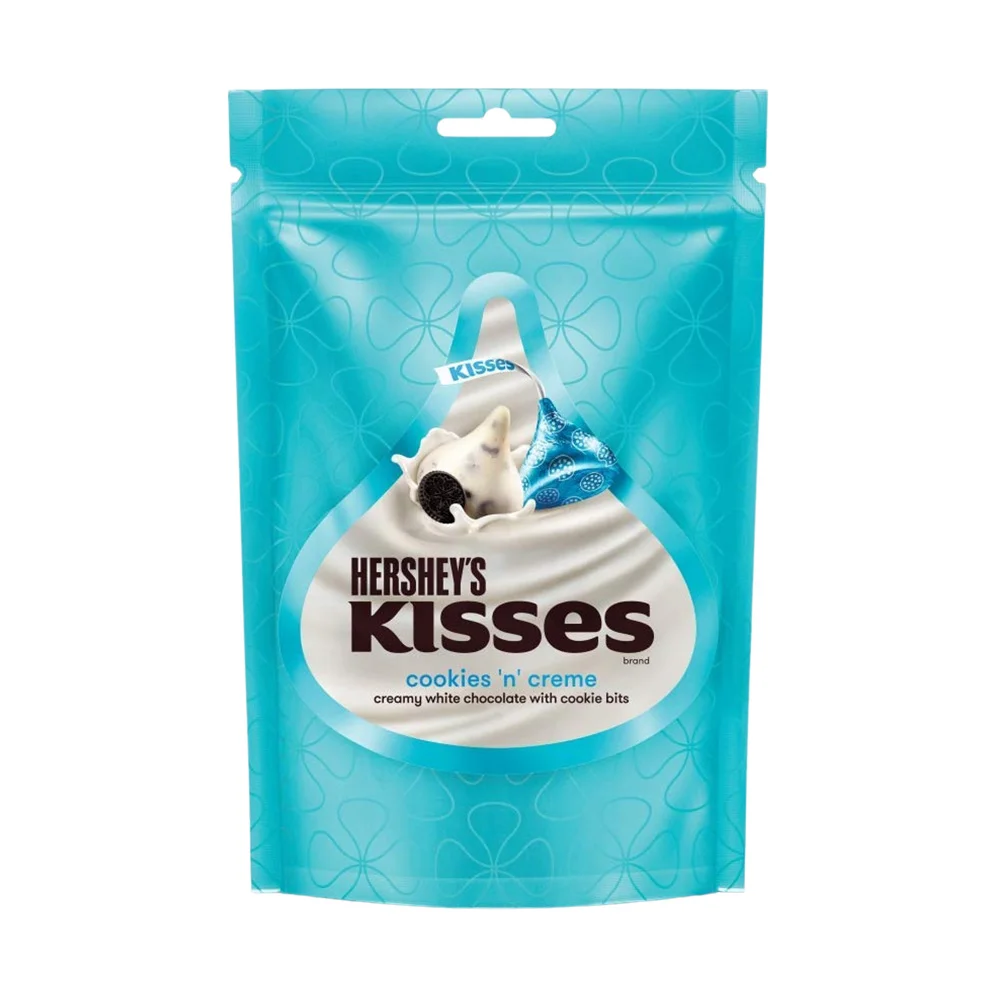 HERSHEYS Kisses Cookies and Creme white Chocolate with Cookies Bites Toffees